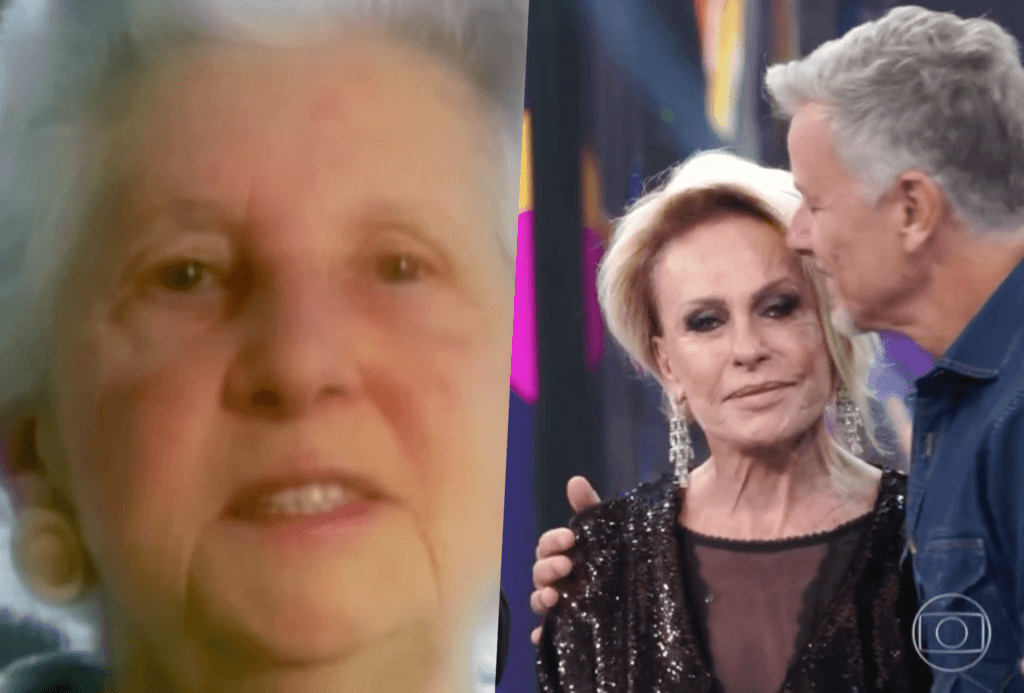 Mãe de Ana Maria em depoimento no Faustão na Globo em 1999