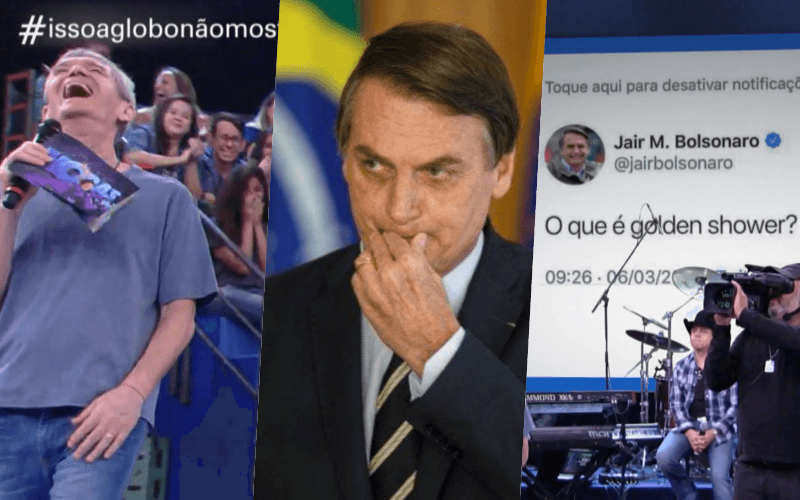 Globo intensifica ataques e mostra situação humilhante e sexual de Bolsonaro no Fantástico