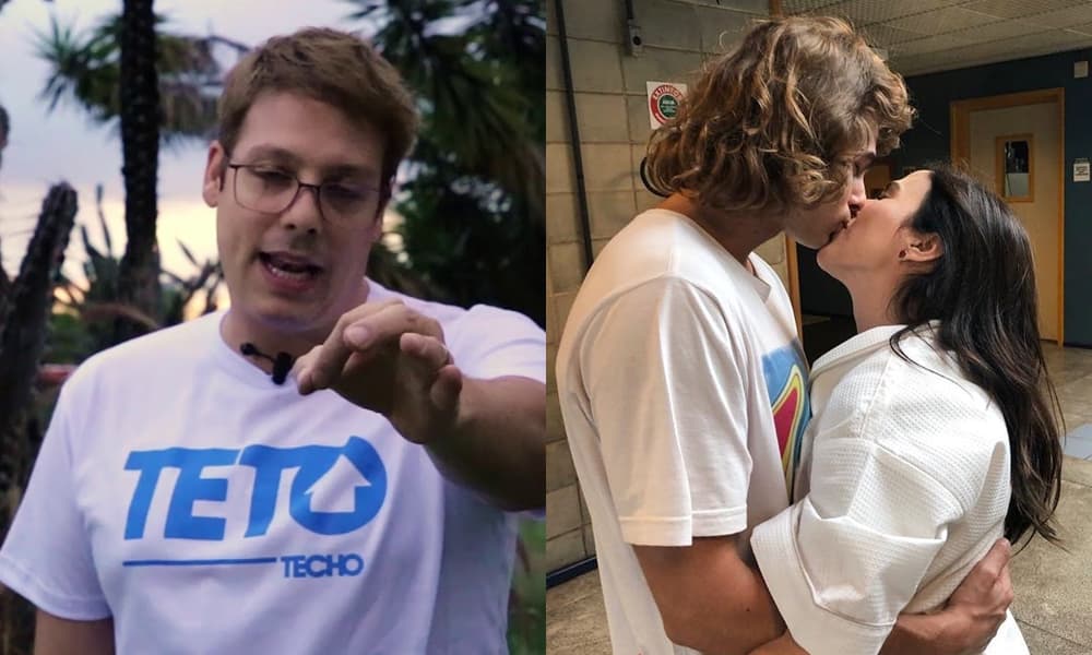 Fábio Porchat não perdoa e tira sarro da gravidez de Tatá Werneck: "Ela já era mãe do Rafael Vitti"