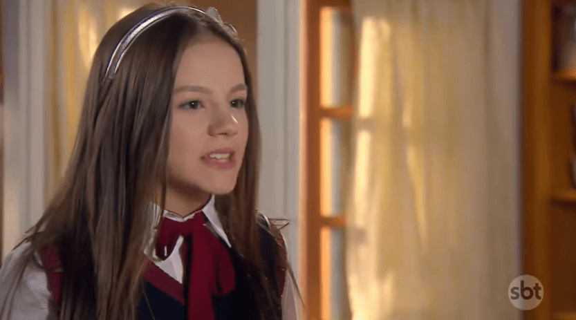 Filipa (Bella Fernandes) ameaça e cumpre promessa em As Aventuras de Poliana, novela do SBT