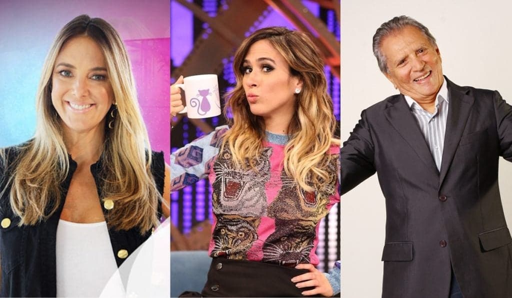 Ticiane Pinheiro, Tatá Werneck e Carlos Alberto de Nóbrega travam nova guerra pelo ibope às quintas