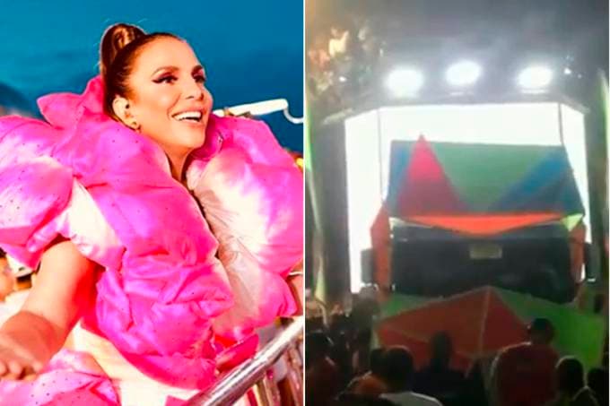 Ivete Sangalo interrompeu o show para ajudar uma ambulante (Foto: Reprodução)