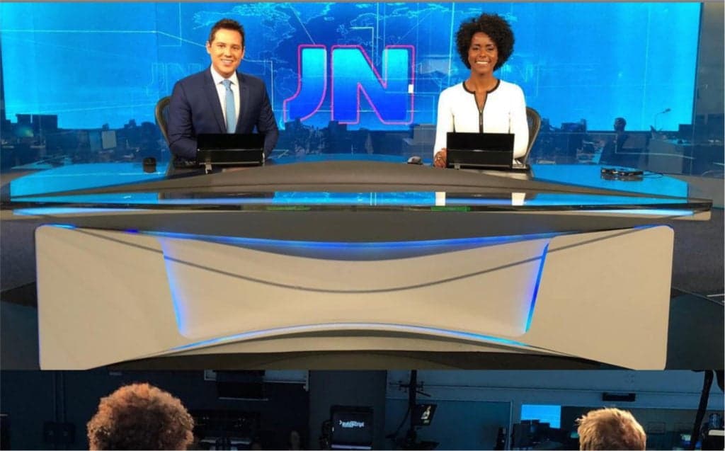 Maju Coutinho quebra regra na Globo e choca ao mostrar o que tem atrás da bancada do Jornal Nacional