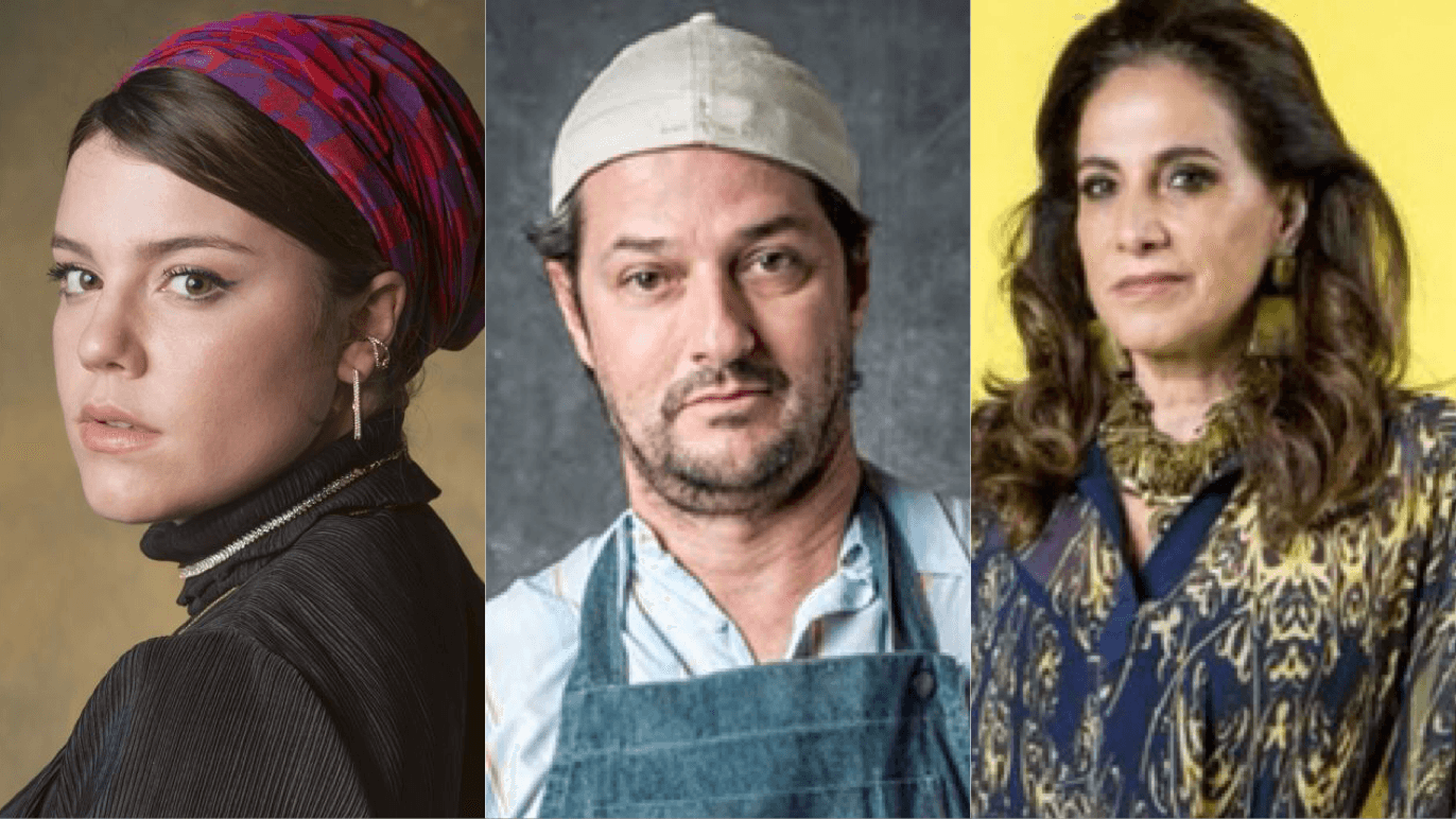 Dalila de Órfãos da Terra, Nicolau de O Sétimo Guardião e Mercedes de Verão 90 (Foto: Montagem TV Foco) Dalila de Órfãos da Terra, Nicolau de O Sétimo Guardião e Mercedes de Verão 90 (Foto: Montagem TV Foco)