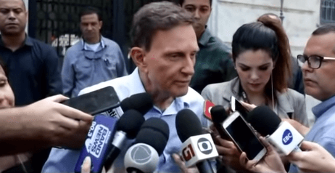 Marcelo Crivella na Globo (Foto: Reprodução)