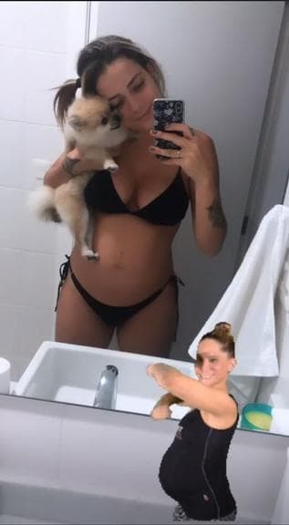 Carol Dantas resolveu mostrar sua barriga de grávida e surpreendeu seus seguidores (Foto: Reprodução/Instagram) Carol Dantas resolveu mostrar sua barriga de grávida e surpreendeu seus seguidores (Foto: Reprodução/Instagram)