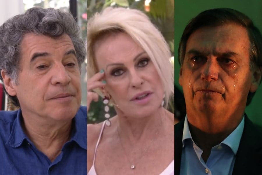 Paulo Betti, Ana Maria Braga e Jair Bolsonaro (Foto: Reprodução) Paulo Betti, Ana Maria Braga e Jair Bolsonaro (Foto: Reprodução)