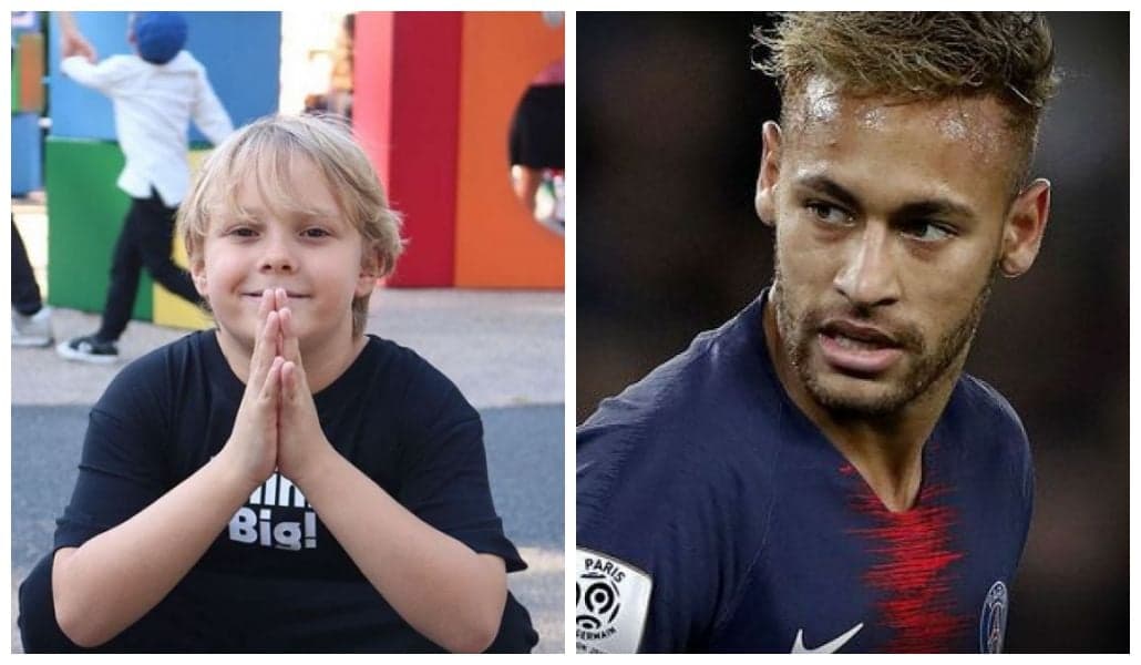 Filho de Neymar é flagrado cantando Filho de Neymar é flagrado cantando