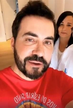 Religioso gravou vídeos durante exame (Reprodução/Instagram)