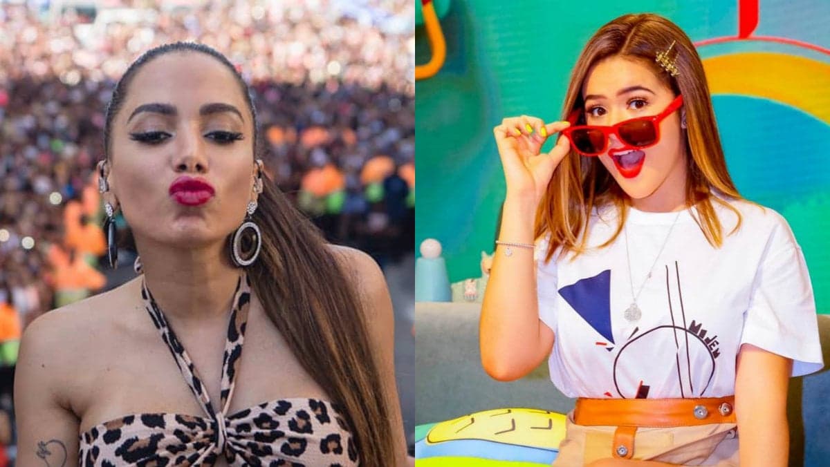 Maisa Silva colocou Anitta contra a parede (Foto: Reprodução) Maisa Silva colocou Anitta contra a parede (Foto: Reprodução)
