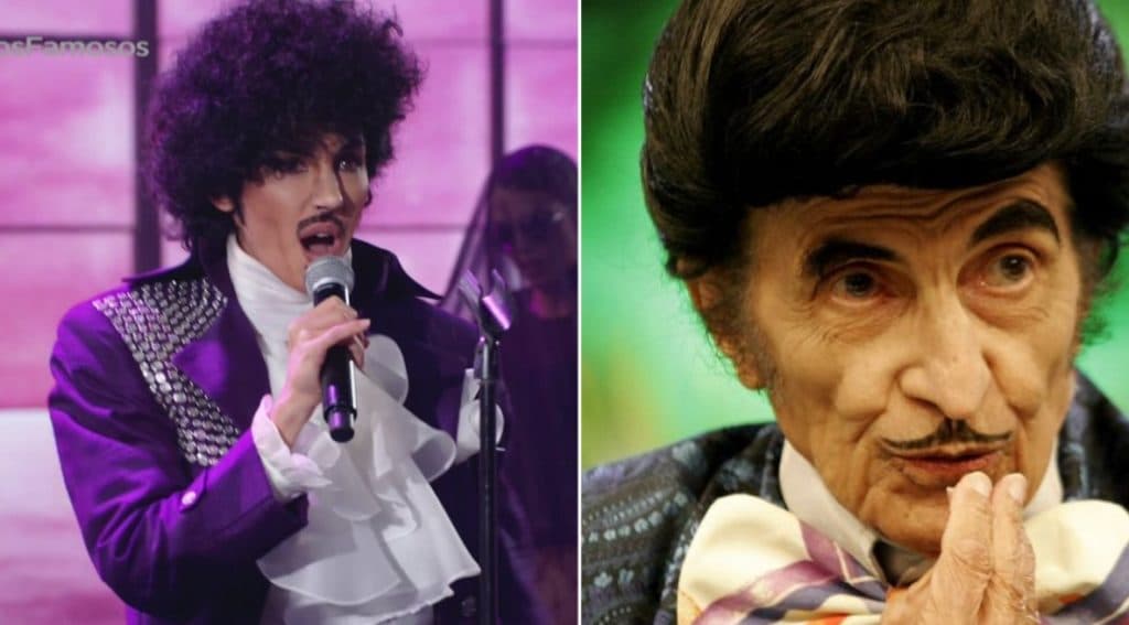Mel Fronckowiak paga mico com caracterização no Show dos Famosos e é comparada a Zé Bonitinho
