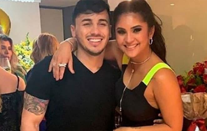 Fotos de Mileide Mihaile em momento íntimo com o namorado, Wallas Arrais, são divulgadas