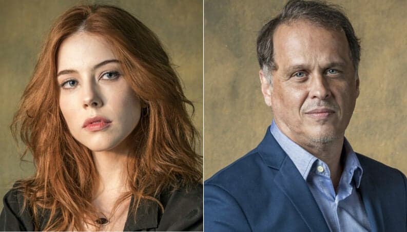 Valéria e Norberto da novela Órfãos da Terra (Foto :Divulgação) Valéria e Norberto da novela Órfãos da Terra (Foto :Divulgação)