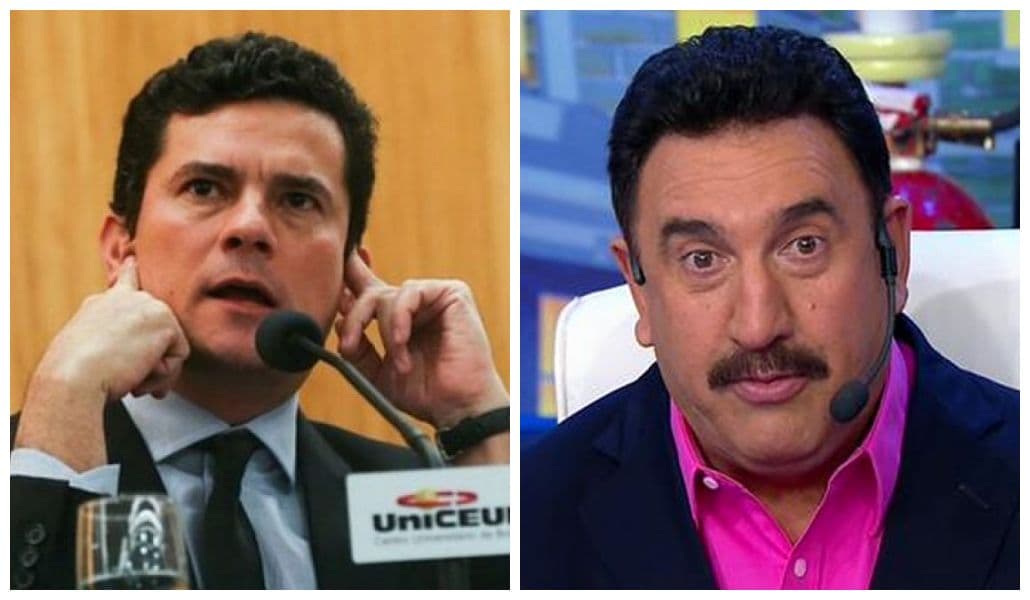 Sérgio Moro vai marcar presença no Programa de Ratinho, no SBT (Foto: Reprodução/ Montagem TV Foco) Sérgio Moro vai marcar presença no Programa de Ratinho, no SBT (Foto: Reprodução/ Montagem TV Foco)