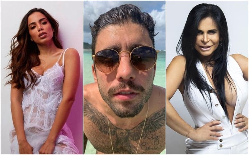 Anitta, Gretchen e Pedro Scooby (Foto: Montagem/ TV Foco) Anitta, Gretchen e Pedro Scooby (Foto: Montagem/ TV Foco)