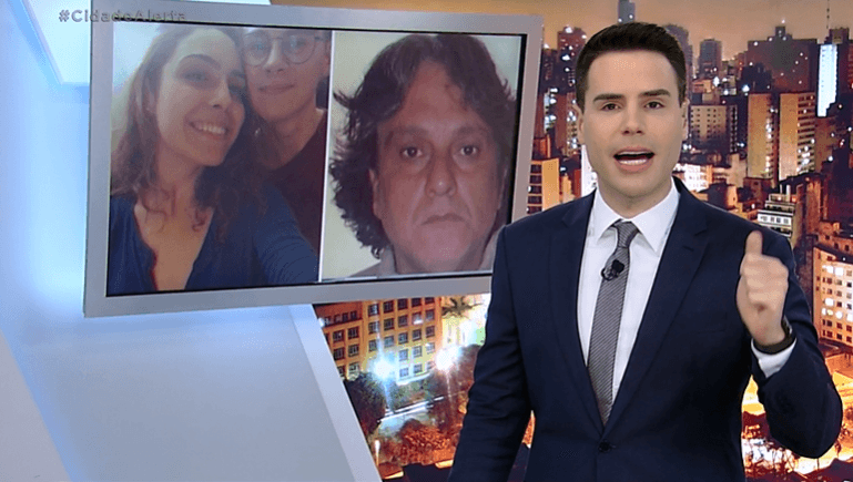 Luiz Bacci é atacado ao vivo por filho do assassino de Rafael Miguel: "Canalha, abutre"