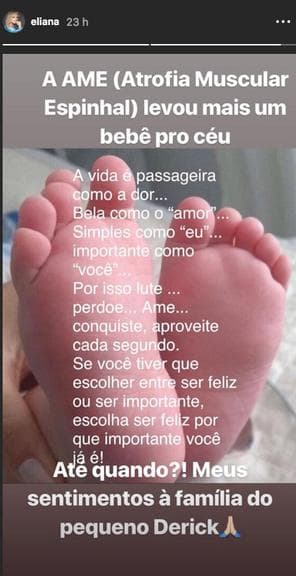 Eliana resolveu expor profunda tristeza Eliana resolveu expor profunda tristeza