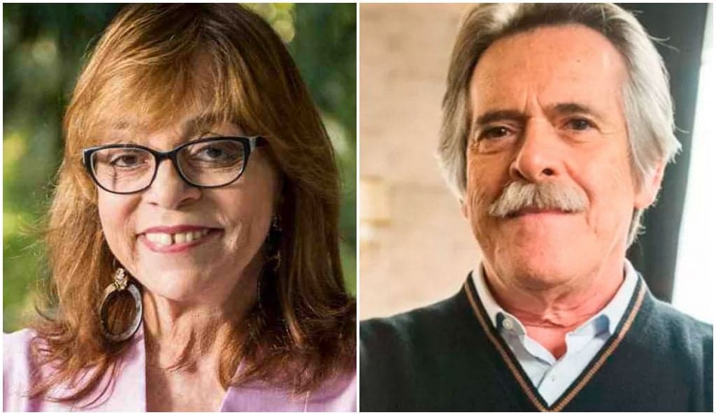 A autora Gloria Perez e o ator José de Abreu viraram desafetos por causa de Jair Bolsonaro (Foto: Montagem)