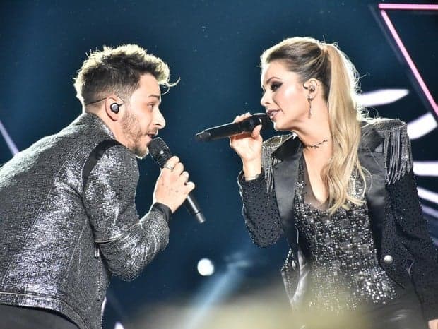 Sandy e Junior fizeram o primeiro show da turnê Nossa História (Foto: Felipe Souto Maior/Ed. Globo)