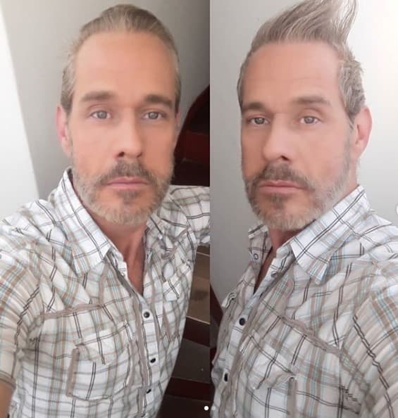 Nico Puig platinou o seu cabelo (Foto: Reprodução/Instagram) Nico Puig platinou o seu cabelo (Foto: Reprodução/Instagram)