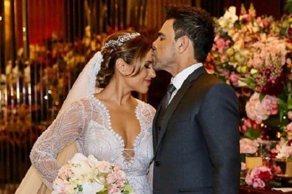 Zezé di Camargo e sua filha Camila Camargo que está grávida de Joaquim (Imagem: Instagram)