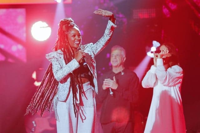 Iza no lançamento do The Voice Brasil 8 (Foto: Globo/ Victor Pollak) Iza no lançamento do The Voice Brasil 8 (Foto: Globo/ Victor Pollak)