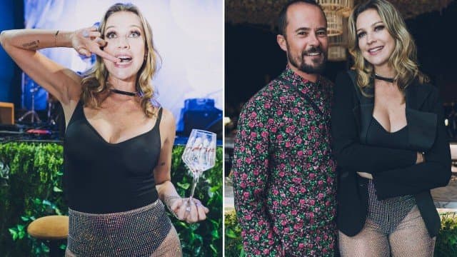 Luana Piovani passa Pedro Scooby pra trás e revive amor arrebatador com Paulinho Vilhena: "lindo reencontro"