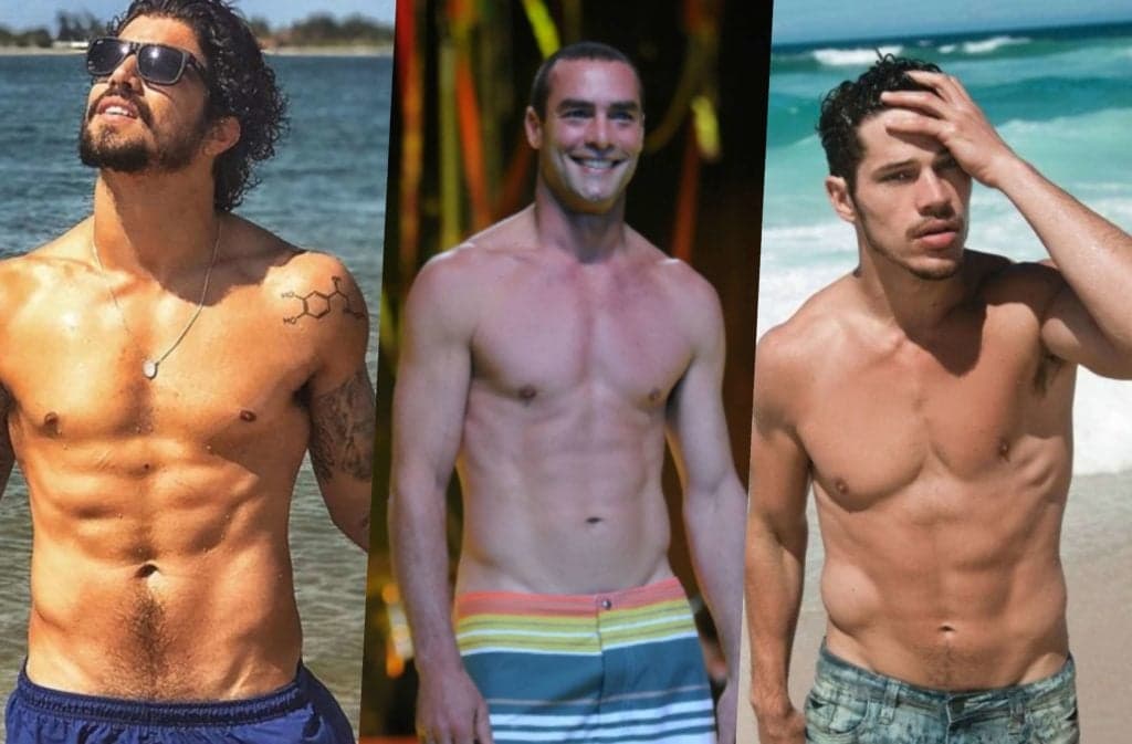 José Loreto, Caio Castro, Paulo Zulu e Rodrigo Faro figuram na lista de famoso considerados bem dotados (Reprodução) José Loreto, Caio Castro, Paulo Zulu e Rodrigo Faro figuram na lista de famoso considerados bem dotados (Reprodução)