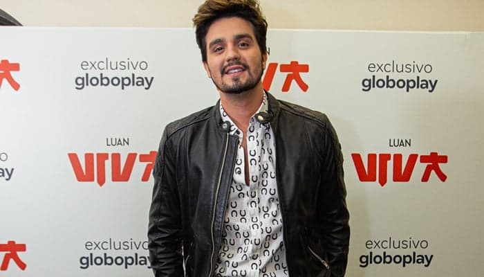 Luan Santana durante apresentação do show Viva à imprensa; musical será exclusivo do streaming da Globo (Foto: Divulgação/Globoplay) Luan Santana durante apresentação do show Viva à imprensa; musical será exclusivo do streaming da Globo (Foto: Divulgação/Globoplay)