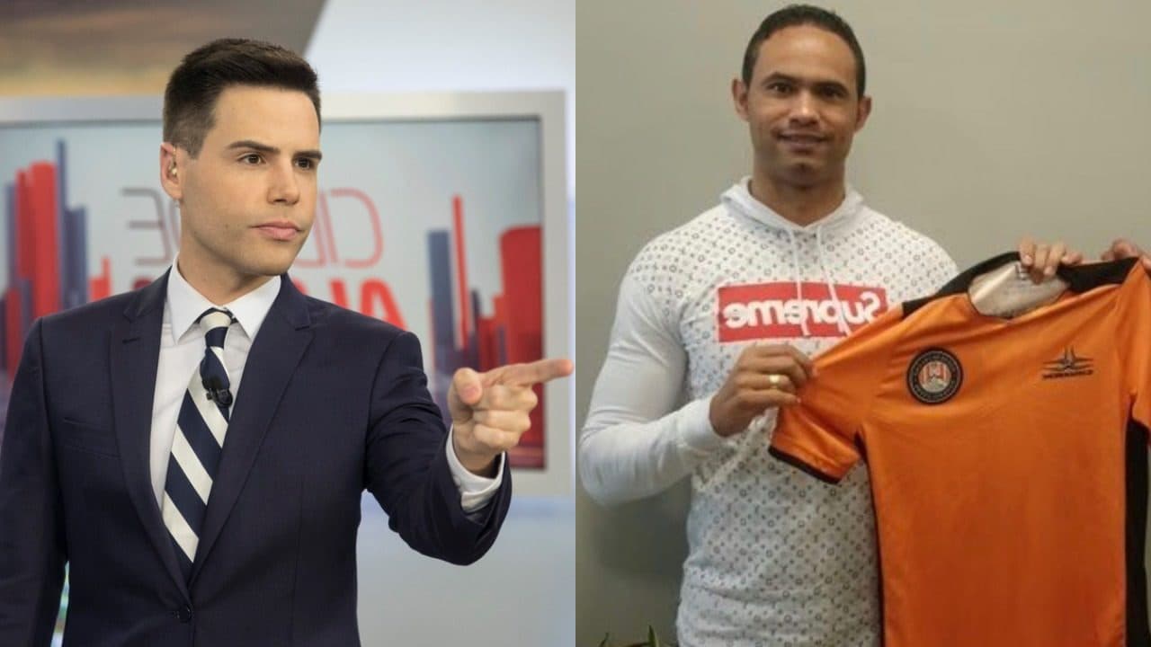 Luiz Bacci e goleiro Bruno (Foto: Reprodução/Instagram/Record/Montagem TV Foco) Luiz Bacci e goleiro Bruno (Foto: Reprodução/Instagram/Record/Montagem TV Foco)