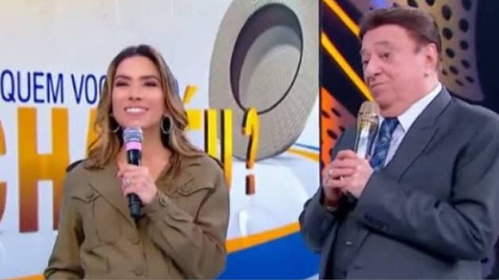Raul Gil recebeu Patrícia Abravanel em seu programa do SBT no último sábado. (Imagem: Reprodução) Raul Gil recebeu Patrícia Abravanel em seu programa do SBT no último sábado. (Imagem: Reprodução)
