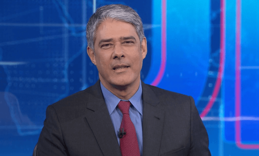 O apresentador do Jornal Nacional da Globo,William Bonner (Foto: Reprodução/Globoplay)