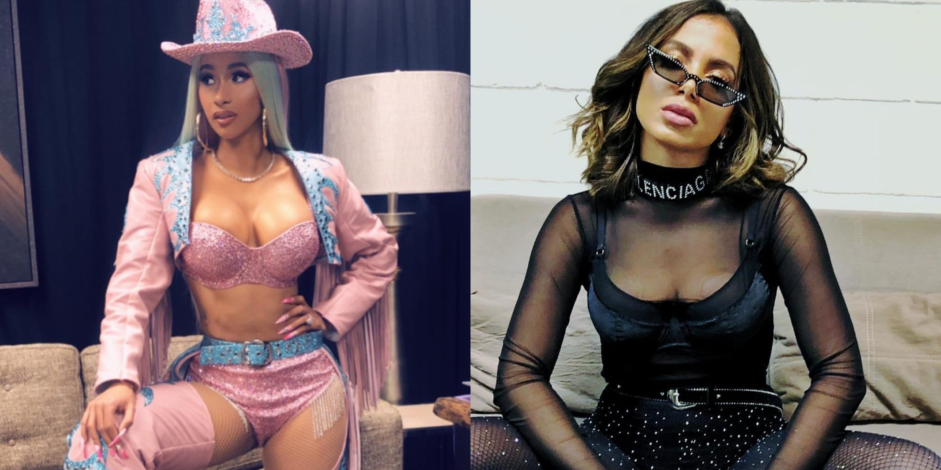 A cantora Anitta e a rapper Cardi B podem fazer parceria em breve (Foto: Reprodução) A cantora Anitta e a rapper Cardi B podem fazer parceria em breve (Foto: Reprodução)