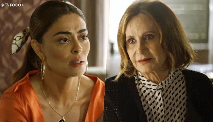 A Dona do Pedaço - Linda quebra a cara de Maria da Paz ao revelar segredo de Jô: "Doente"