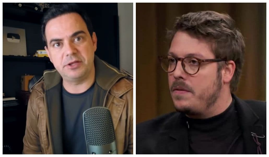 Carioca e Fábio Porchat trocaram farpas nas redes sociais (Foto: Reprodução/ Montagem TV Foco)