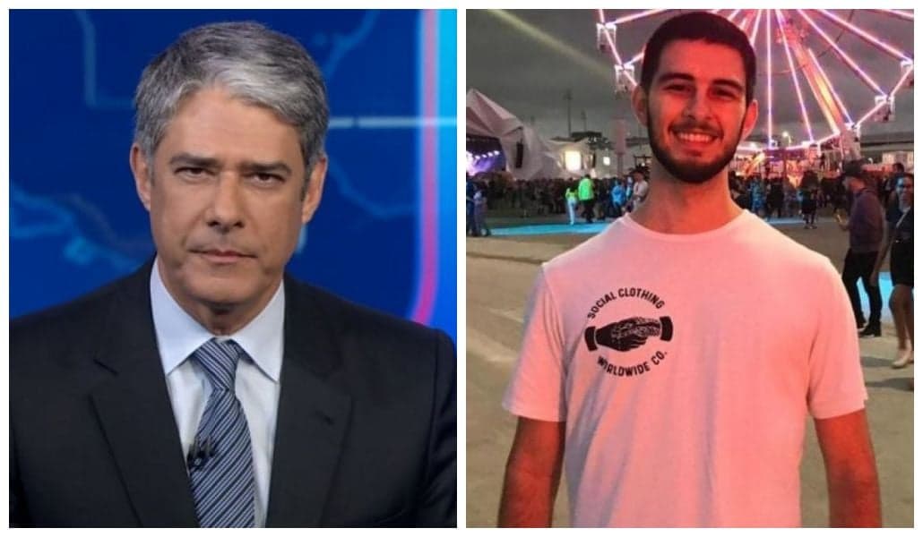 Filho de William Bonner e Fátima Bernardes falou que não tem pretensões em seguir a carreira dos pais na Globo (Foto: Reprodução/ Montagem TV Foco) Filho de William Bonner e Fátima Bernardes falou que não tem pretensões em seguir a carreira dos pais na Globo (Foto: Reprodução/ Montagem TV Foco)