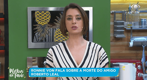 Catia Fonseca tem reencontro surpreendente com Ronnie Von ao vivo na Band