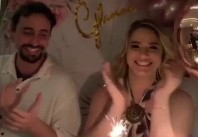 Gustavo e Glamour Garcia, a Britney de A Dona do Pedaço (Reprodução/Instagram) Gustavo e Glamour Garcia, a Britney de A Dona do Pedaço (Reprodução/Instagram)