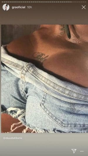belo Tatuagem de Gracyanne Barbosa (Foto: Instagram) belo Tatuagem de Gracyanne Barbosa (Foto: Instagram)