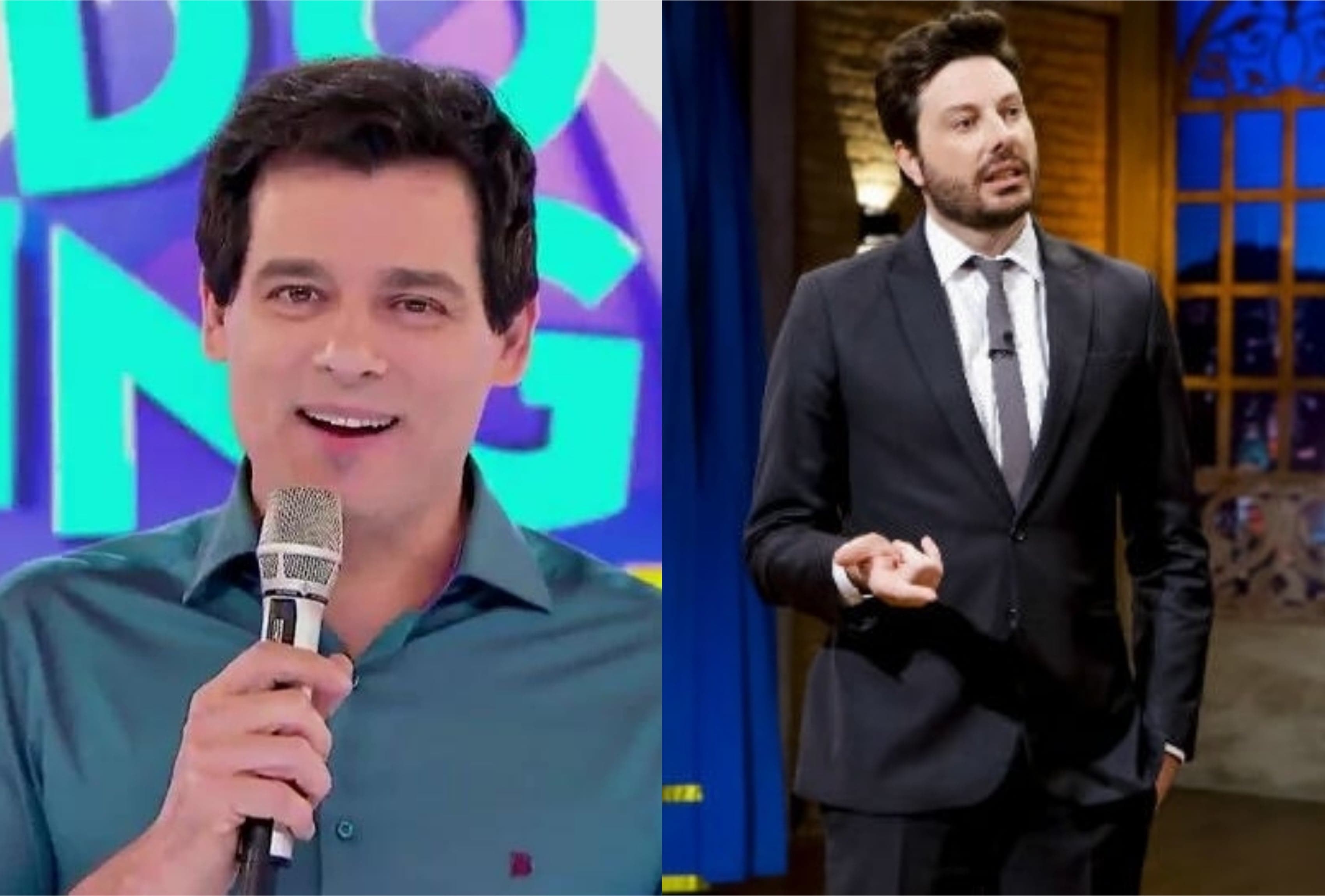 Celso Portiolli manda recado para Danilo Gentilli na internet (Montagem: TV Foco) Celso Portiolli manda recado para Danilo Gentilli na internet (Montagem: TV Foco)