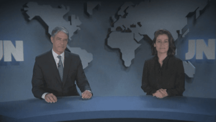 William Bonner e Renata Vasconellos (Foto: Reprodução/Globoplay)