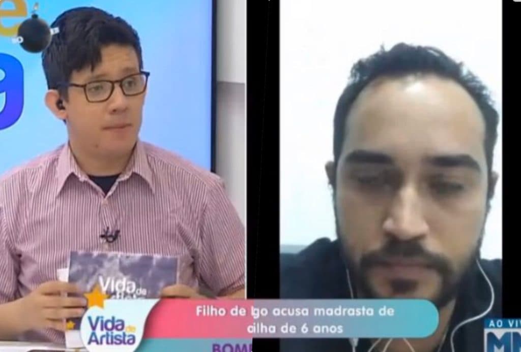 Erlan Bastos do programa Vida de Artista entrevistou Wesley Camargo, filho de Luciano Camargo Erlan Bastos do programa Vida de Artista entrevistou Wesley Camargo, filho de Luciano Camargo