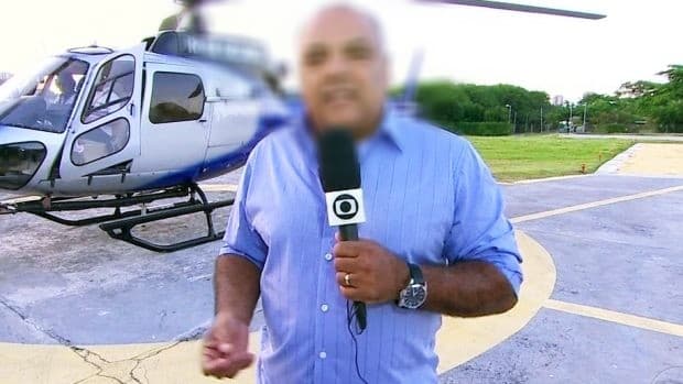 Repórter da Globo perde o controle e chora ao flagrar crianças no alto de uma varanda fazendo pedido