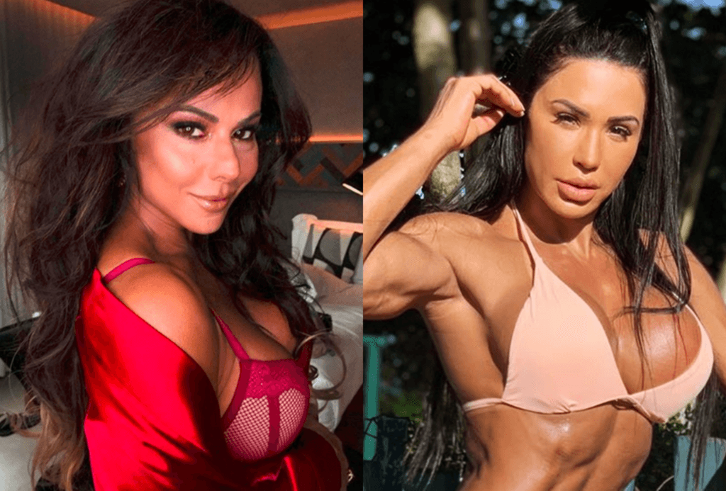 Após Viviane Araújo compartilhar foto exibindo bumbum, Gracyanne Barbosa surge com vestido transparente