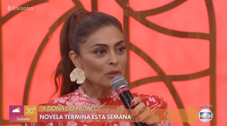 Juliana Paes opina com quem Maria da Paz deve terminar A Dona do Pedaço
