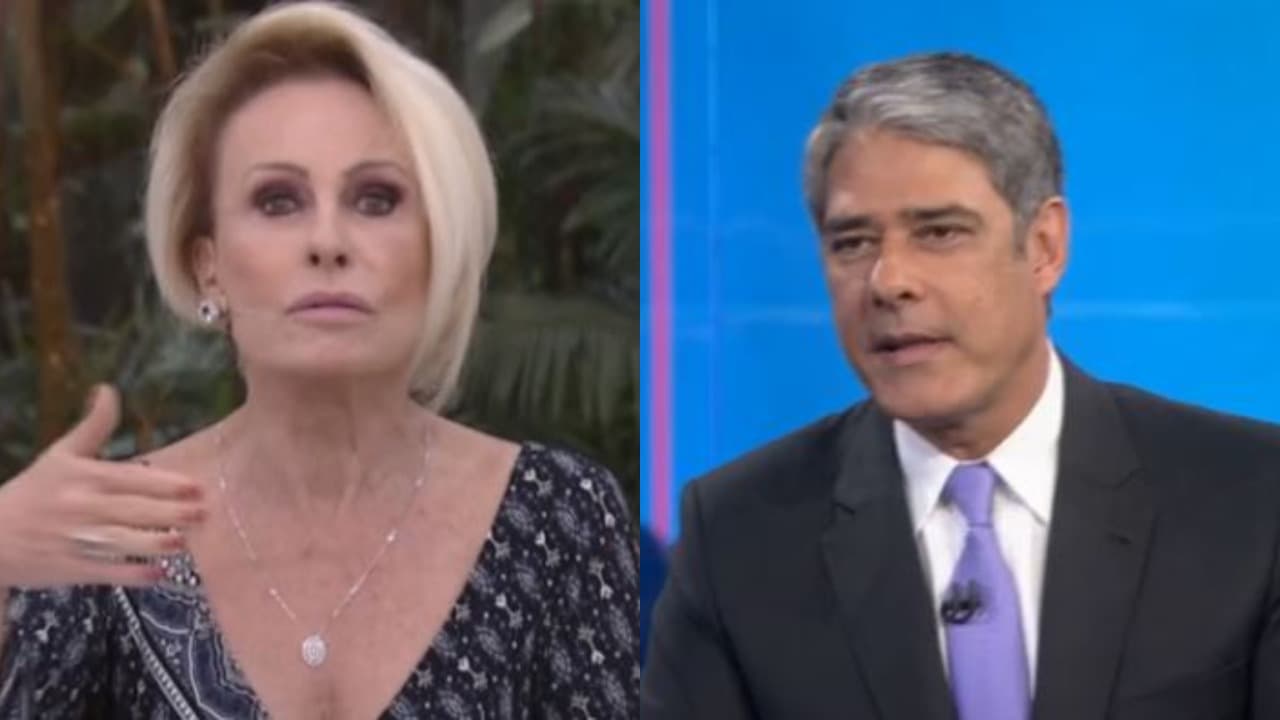 Ana Maria Braga e William Bonner (Foto: Reprodução/Globoplay/Montagem TV Foco) Ana Maria Braga e William Bonner (Foto: Reprodução/Globoplay/Montagem TV Foco)