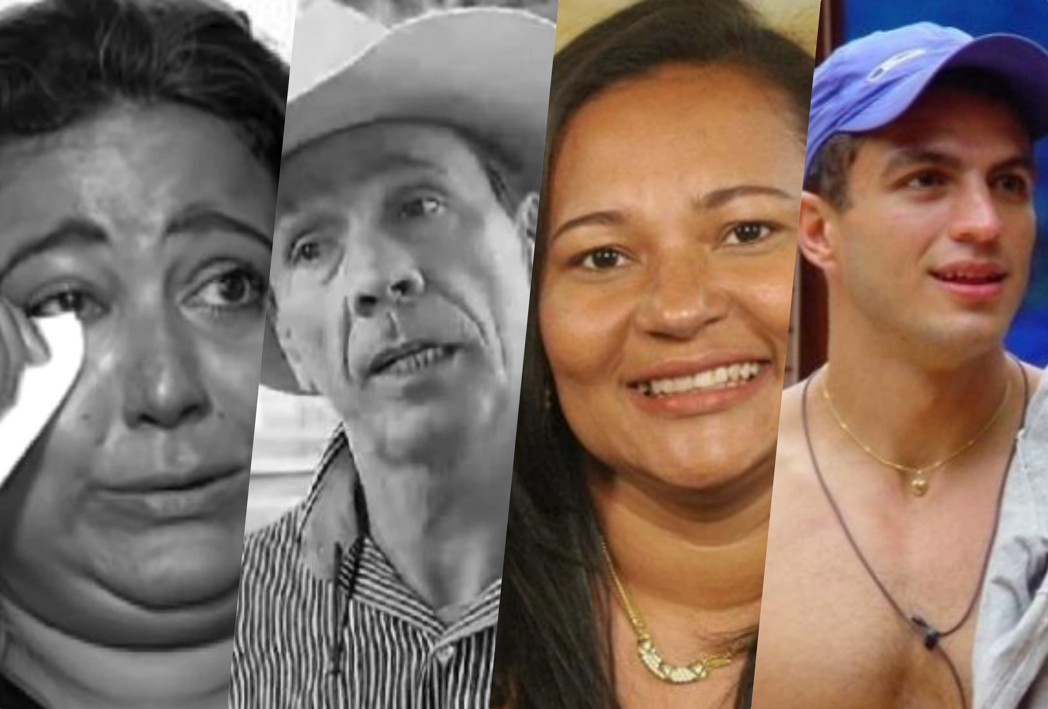 Cida, Cowboy, Mara e Kleber Bambam contaram o que fizeram com o prêmio do BBB (Foto montagem: TV Foco/Record/Globo)