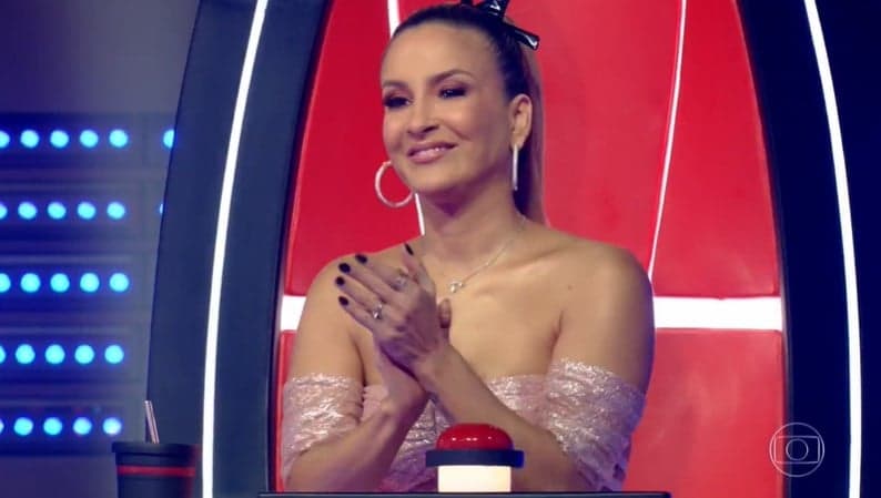 Claudia Leitte na estreia da 5ª temporada do The Voice Kids, que teve queda de audiência (Foto: Reprodução/Globo) Claudia Leitte na estreia da 5ª temporada do The Voice Kids, que teve queda de audiência (Foto: Reprodução/Globo)
