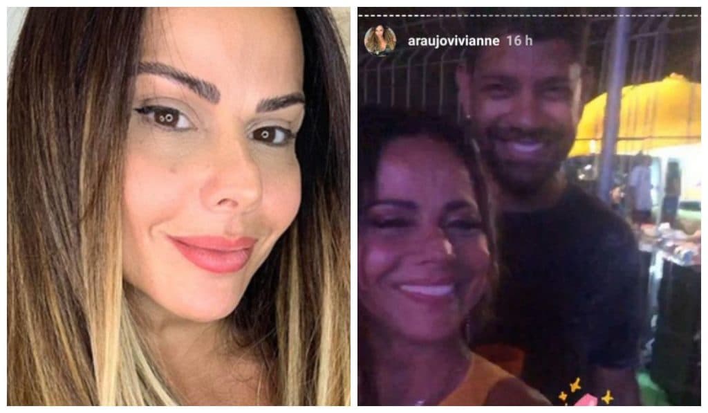 Viviane Araújo surge com namorado gato e aparência da atriz causa entre o público