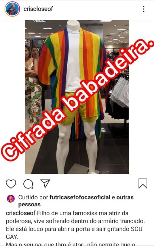 Casal de atores da Globo estariam impedindo o filho de se assumir gay (Foto: Reprodução) Casal de atores da Globo estariam impedindo o filho de se assumir gay (Foto: Reprodução)